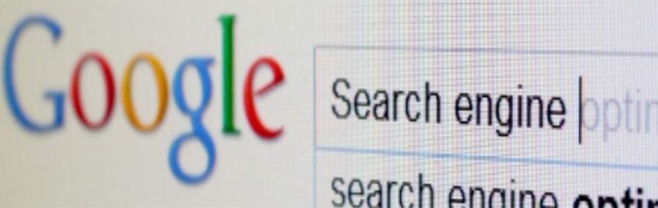 Google search field auto-fill options for 'search engine optimization'